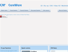Tablet Screenshot of careware.com.br